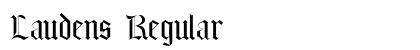 Laudens Regular font free download