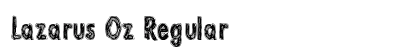 Lazarus Oz Regular Font Preview