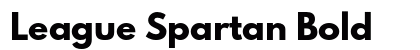 League Spartan Bold font free download