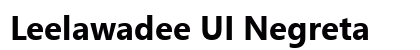 Leelawadee UI Negreta font free download