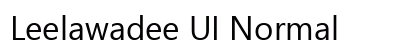 Leelawadee UI Normal Preview