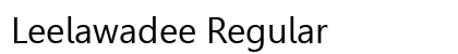 Leelawadee Regular font free download