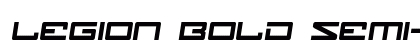 Legion Bold Semi-Italic Bold Semi-Italic font free download