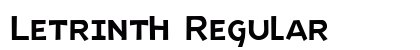 Letrinth Regular font free download
