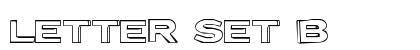 Letter Set B font free download