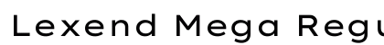 Lexend Mega Regular preview