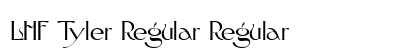 LHF Tyler Regular Regular font free download