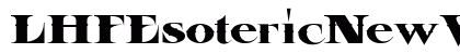 LHFEsotericNewWesternReg Medium Font Preview