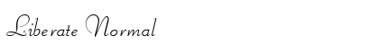 Liberate Normal font free download