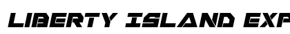 Liberty Island Expanded Italic Expanded Italic preview