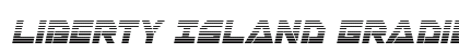 Liberty Island Gradient Italic Italic