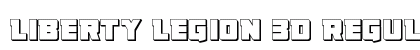 Liberty Legion 3D Regular font free download