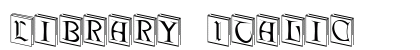 Library Italic Preview