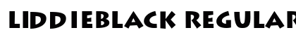 LiddieBlack Regular font free download