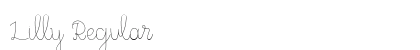 Lilly Regular Font Preview