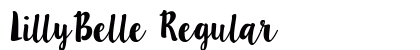 LillyBelle Regular Font Preview
