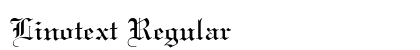 Linotext Regular font free download