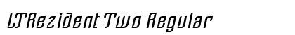 LTRezident Two Regular font free download