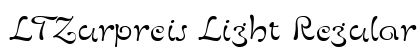 LTZurpreis Light Regular font free download