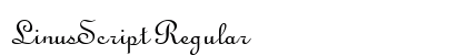 LinusScript Regular Font Preview