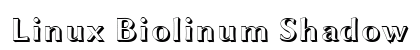 Linux Biolinum Shadow Bold font free download