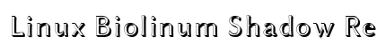 Linux Biolinum Shadow Regular Preview