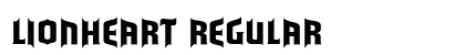 Lionheart Regular Font Preview