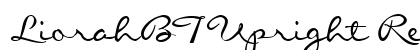 LiorahBT Upright Regular font free download