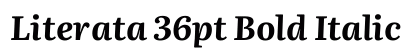 Literata 36pt Bold Italic Font Literata 36pt Bold Italic Font Preview