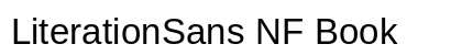 LiterationSans NF Book font free download