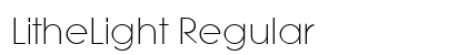 LitheLight Regular font free download