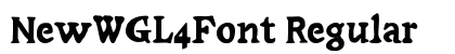 NewWGL4Font Regular font free download