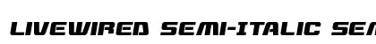Livewired Semi-Italic Semi-Italic preview