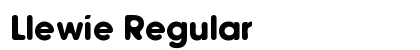 Llewie Regular Font Preview