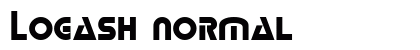Logash normal Font Preview