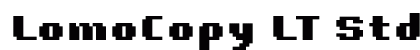 LomoCopy LT Std Butt Regular font free download