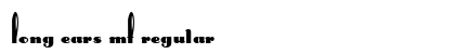 Long Ears MF Regular font free download