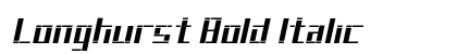 Longhurst Bold Italic Preview