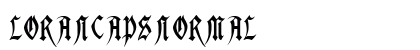 LoranCaps Normal font free download