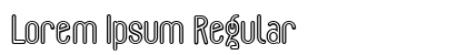 Lorem Ipsum Regular font free download