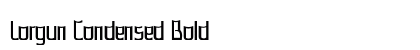 Lorgun Condensed Bold Preview