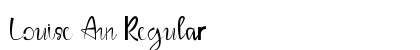 Louise Ann Regular font free download