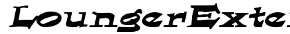 LoungerExtended Oblique font free download