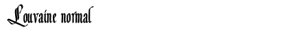 Louvaine normal font free download