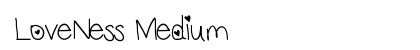 LoveNess Medium font free download