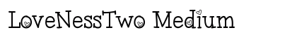 LoveNessTwo Medium font free download