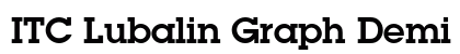 ITC Lubalin Graph Demi Preview
