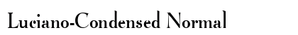 Luciano-Condensed Normal Preview
