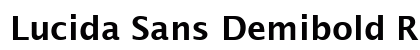 Lucida Sans Demibold Roman font free download