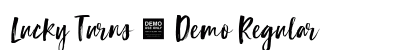 Lucky Turns - Demo Regular font free download